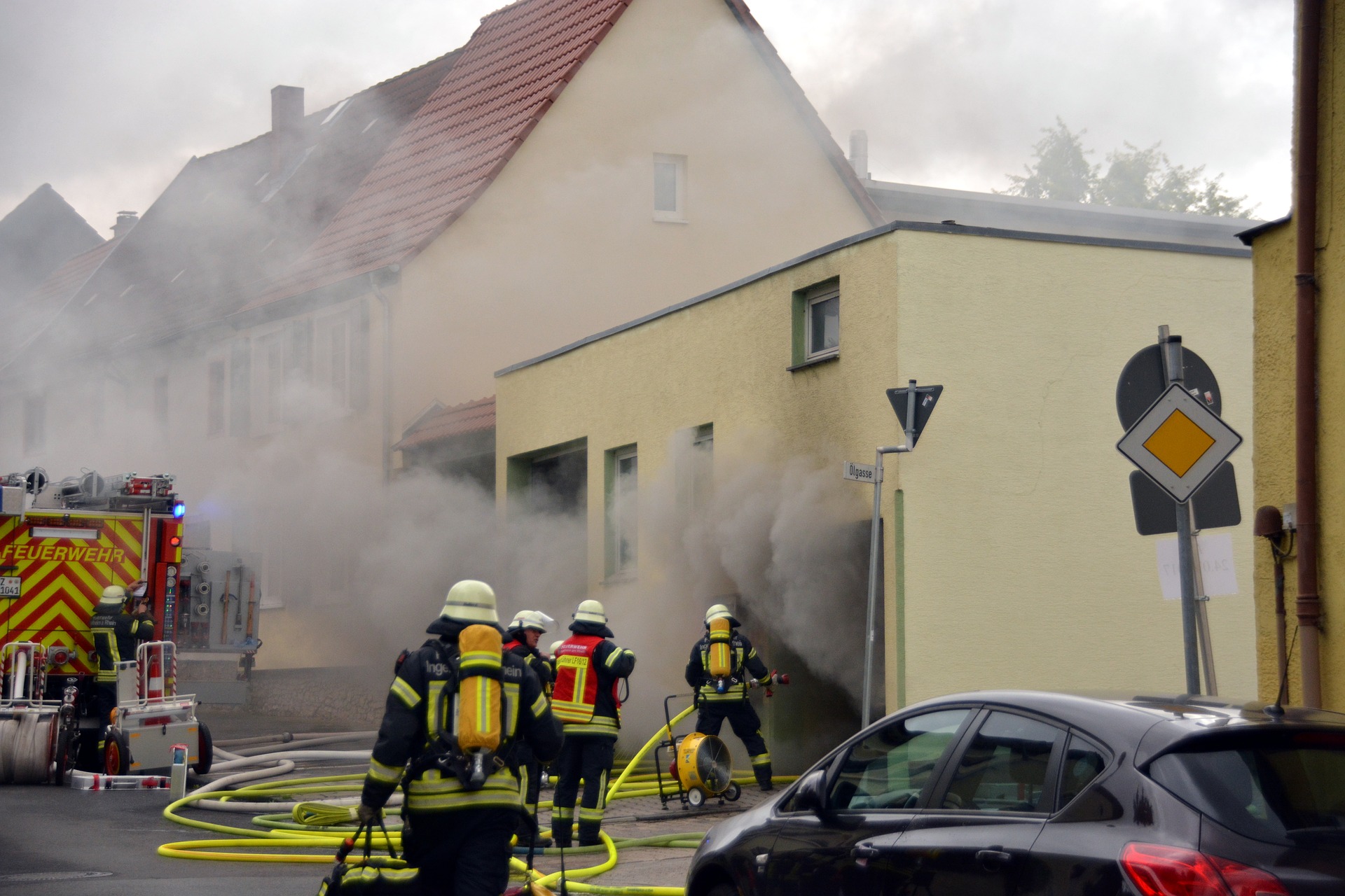 Symbolfoto Feuerwehr Brand