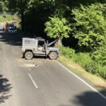 Verkehrsunfall mit einer lebensgefährlich verletzten Person bei Alf